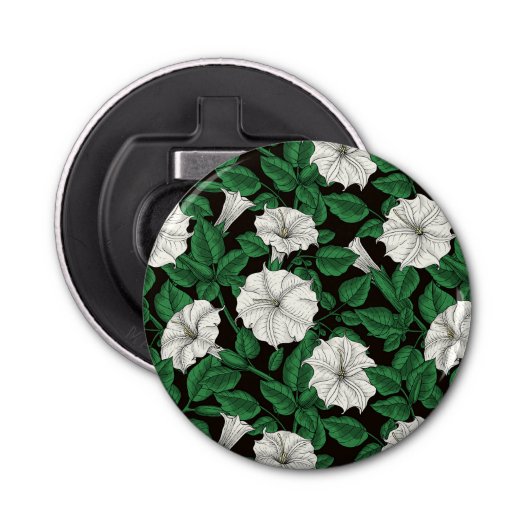 Moonbloemen 2 button flesopener (Voorkant)