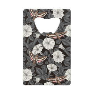 Moonbloemen en spinxmoden 2 kredietkaart flessenopener