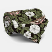 Moonbloemen en spionagemaanden stropdas (Opgerold)