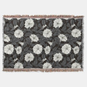 Moonbloemen Throw Blanket Deken (Voorkant)