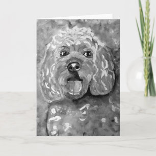 Mooncards, Cavapoo, Huisdier, het Wenskaart van de Kaart