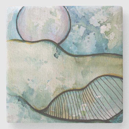 MoonChild Stenen Onderzetter (Voorkant)