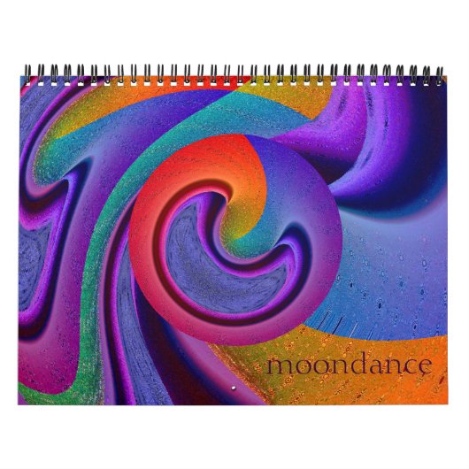 Moondance Cool Abstracte Kunst Kalender (Hoes)