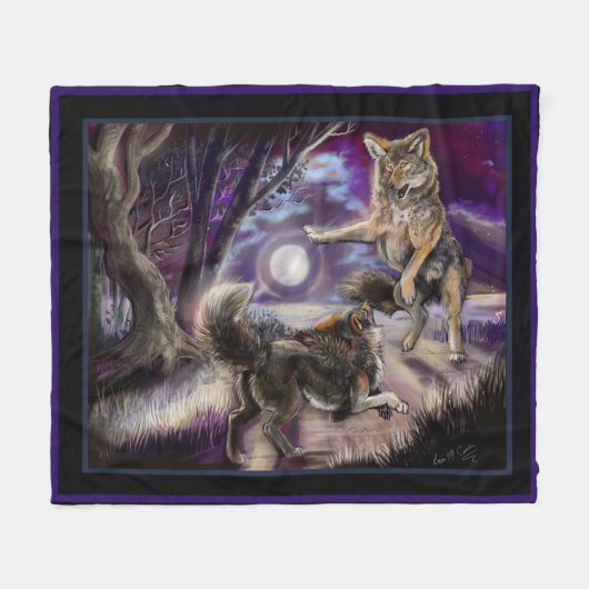 Moondancers Fleece Deken (Voorkant (Horizontaal))