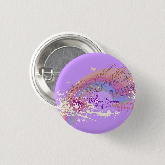 MoonDreams Music Rainbow Small Button (Voorkant /achterkant)