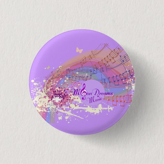 MoonDreams Music Rainbow Small Button (Voorkant)