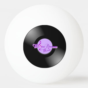MoonDreams Music Record ping Pong Ball