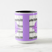 MoonDreams Musique Black Ringer Mug (Centre)