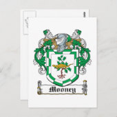 Mooney Family Crest Briefkaart (Voorkant / Achterkant)