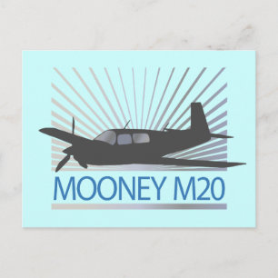 Mooney M20 Aviation Briefkaart