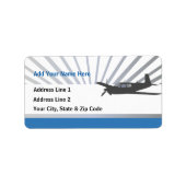 Mooney M20 Aviation Etiket (Voorkant)