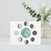 Moonfasen Briefkaart (Staand voorkant)