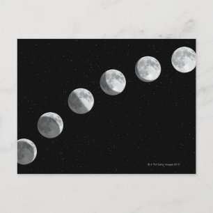 Moonfasen Briefkaart