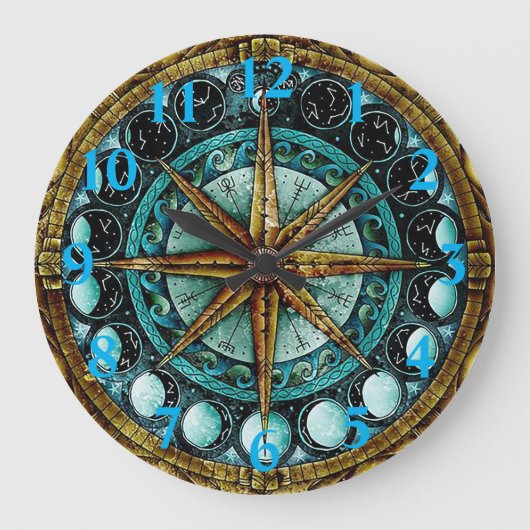 Moonfasen Grote Klok (Voorkant)