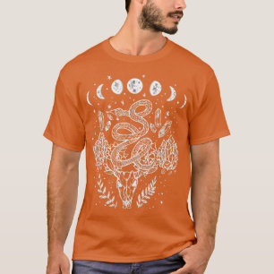 Moonfasen — slangen en kristallen — onduidelijk on t-shirt