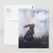 MOONGAZING HARE BRIEFKAART (Voorkant / Achterkant)