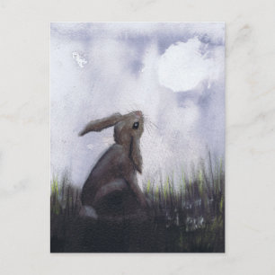 MOONGAZING HARE BRIEFKAART