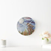 Moongazing Hare Clock Ronde Klok (Huis)