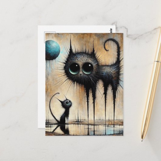 Moonglow-Briefkaart Briefkaart (Voorkant / Achterkant in situ)