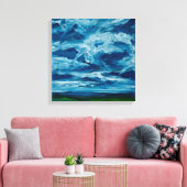 Moonglow Canvas Afdruk (Insitu (Woonkamer))