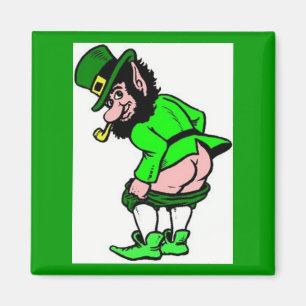 Mooning Leprechaun Magneet