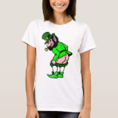 Mooning Leprechaun Women's T-shirt (Voorkant)
