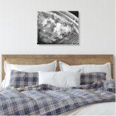Moonkussens - Vergerasterde canvasafdruk Canvas Afdruk (Insitu (Slaapkamer))