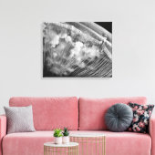 Moonkussens - Vergerasterde canvasafdruk Canvas Afdruk (Insitu (Woonkamer))