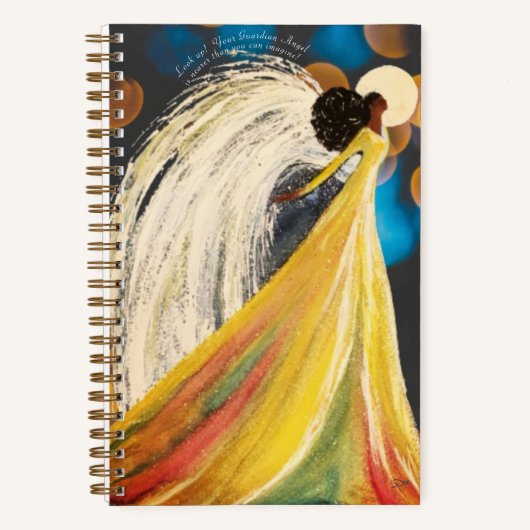 Moonlight Angel Spiral Notitieboek (5,5 x 8,5) (Voorkant)
