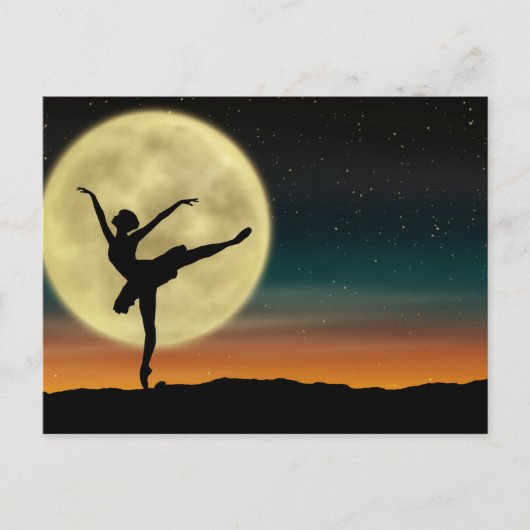 Moonlight Ballet Briefkaart (Voorkant)