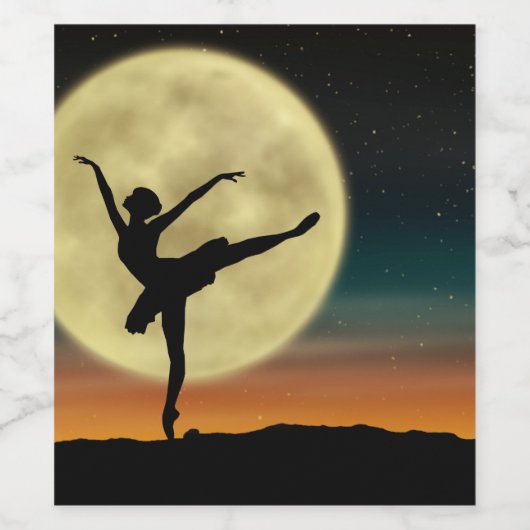 Moonlight Ballet Wijn Etiket (Enkel label)