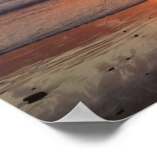 Moonlight Beach Sunset Poster (Hoek)