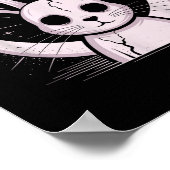 Moonlight Bunny Nge Alt Rabbit Horror Witch Moon C Poster (Hoek)
