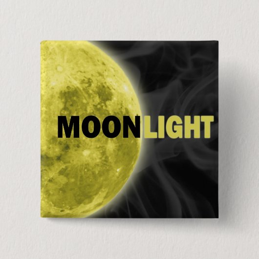 Moonlight-Button Vierkante Button 5,1 Cm (Voorkant)