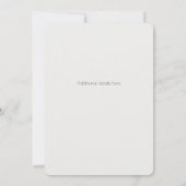 Moonlight Camping Hand getrokken bruiloft uitnodig Kaart (Achterkant)