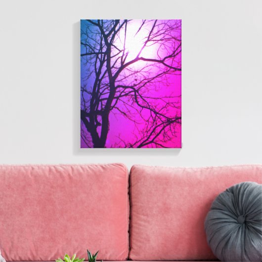 Moonlight Canvas Afdruk (Insitu (Woonkamer))