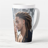 Moonlight Couple Love Mug – Romantic Digital Art  (Angle droit)