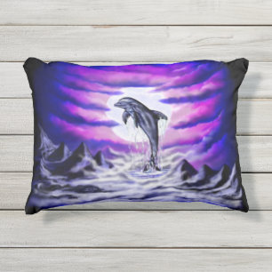 Moonlight Dolphin Buitenkussen