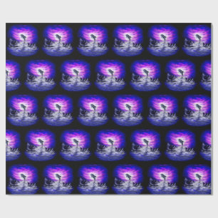 Moonlight Dolphin Cadeaupapier