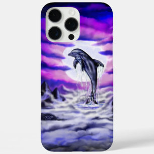 Moonlight Dolphin iPhone 16 Pro Max Hoesje