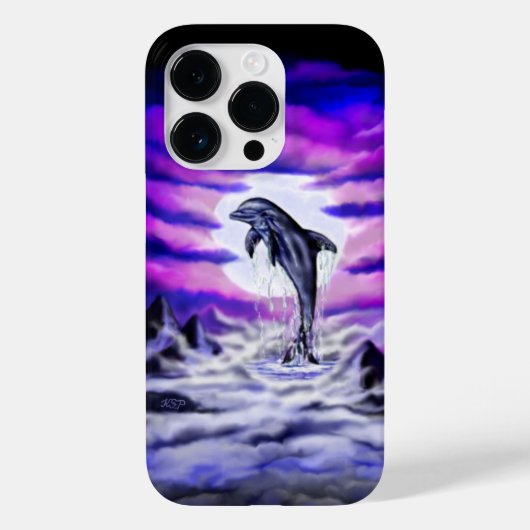 Moonlight Dolphin Case-Mate iPhone Case (Achterkant)