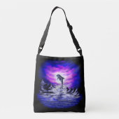Moonlight Dolphin Crossbody Tas (Achterkant)