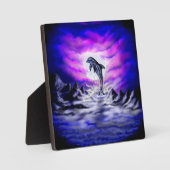 Moonlight Dolphin Fotoplaat (Voorkant)