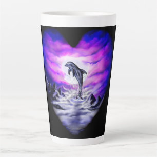 Moonlight Dolphin Latte Mok