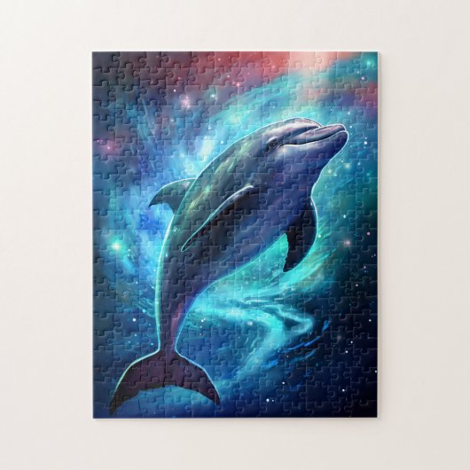Moonlight Dolphin Legpuzzel (Verticaal)