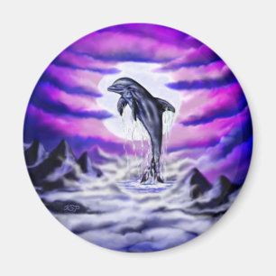 Moonlight Dolphin Magneet