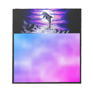 Moonlight Dolphin Notitieblok