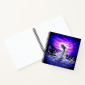 Moonlight Dolphin Notitieboek (Binnen)