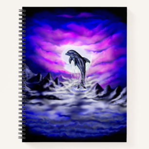 Moonlight Dolphin Notitieboek