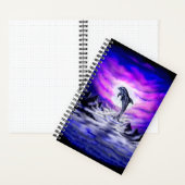 Moonlight Dolphin Notitieboek (Binnen)